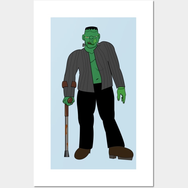 Frankenstein's Disabled "Monster" Wall Art by RollingMort91